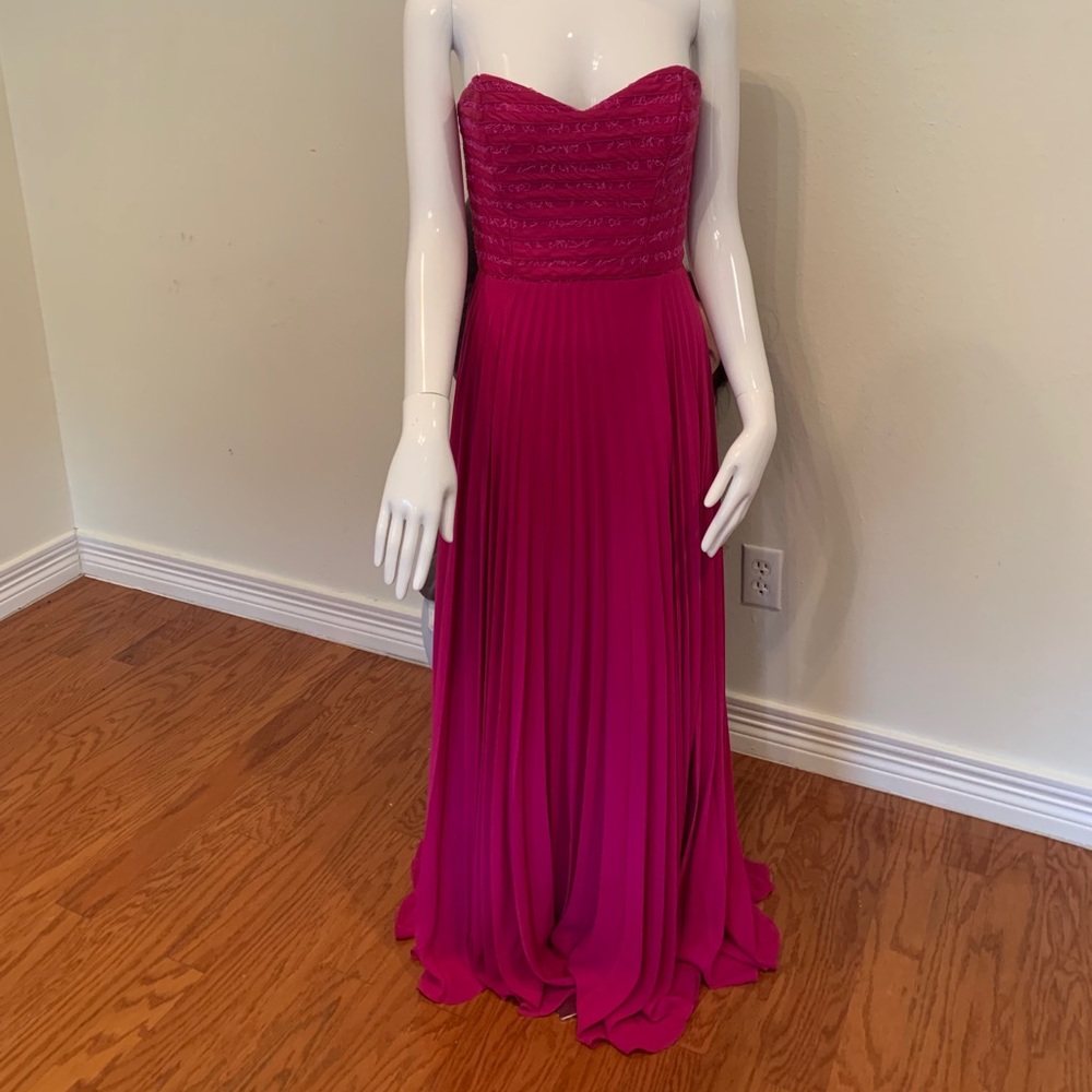 Parker Black strapless formal dress